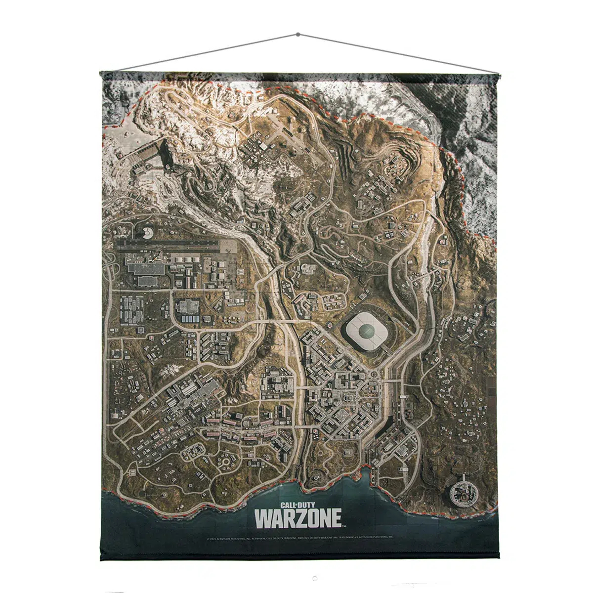 Call of Duty Warzone Wallscroll "Verdansk Map"