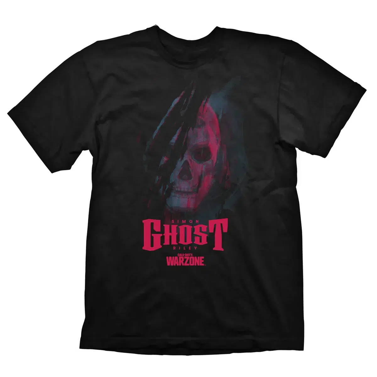 Call of Duty Warzone T-Shirt "Ghost" Black