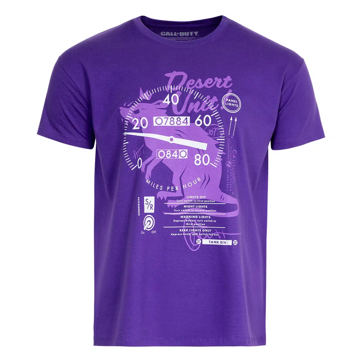 Call of Duty: T-Shirt "Rats and Dials" Purple