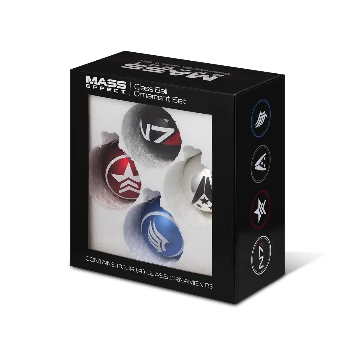 Mass Effect Glass Ball Ornament Set