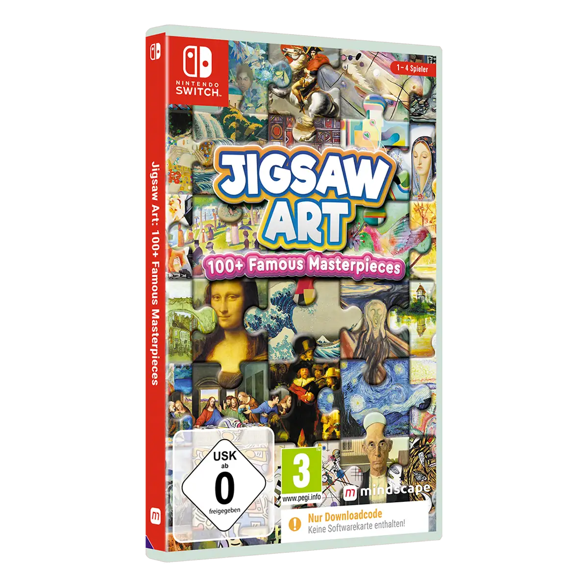 Jigsaw Art: 100+ Famous Masterpieces (Code in a Box) (Switch) Image 2