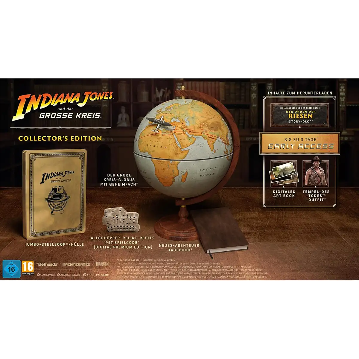 Indiana Jones and The Great Circle Collectors Edition (Code in a Box) (XSRX) (PEGI)