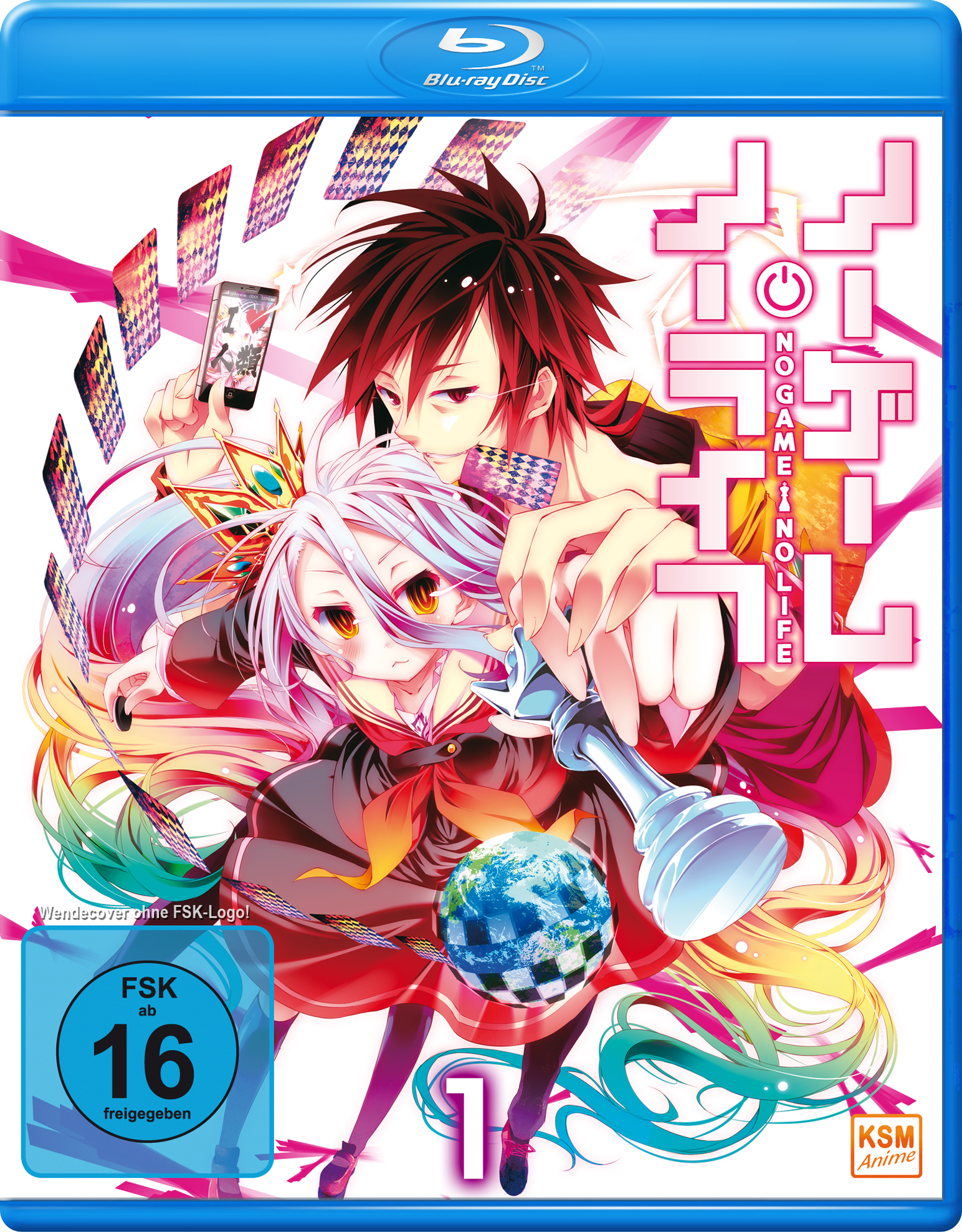 No Game No Life - Volume 1: Episode 01-04 [Blu-ray) Cover No Game No Life - Volume 1: Episode 01-04 [Blu-ray) Cover