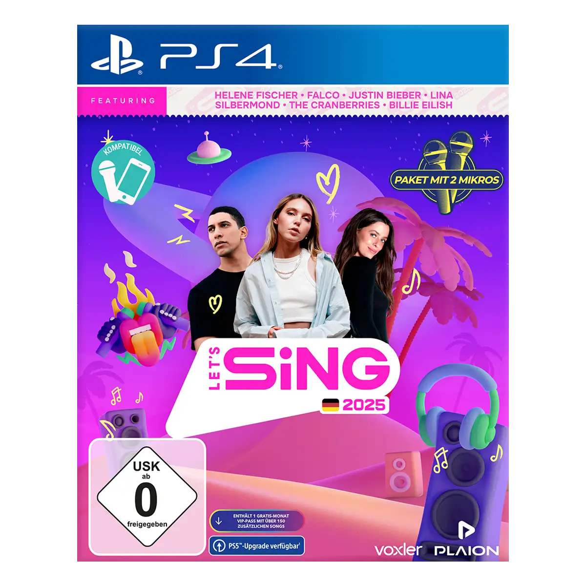 Let’s Sing 2025 German Version [+ 2 Mics] (PS4) Image 2