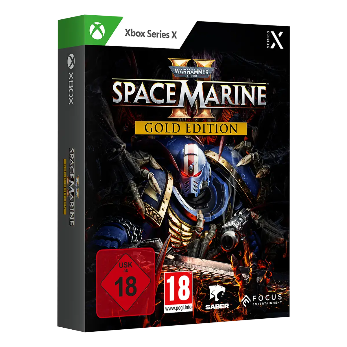 Warhammer 40,000: Space Marine 2 Gold Edition (XSRX) Cover Warhammer 40,000: Space Marine 2 Gold Edition (XSRX) Cover