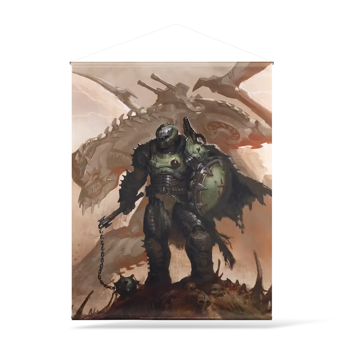 Doom the Dark Ages Canvas Poster "Concept Art" Doom the Dark Ages Canvas Poster "Concept Art"