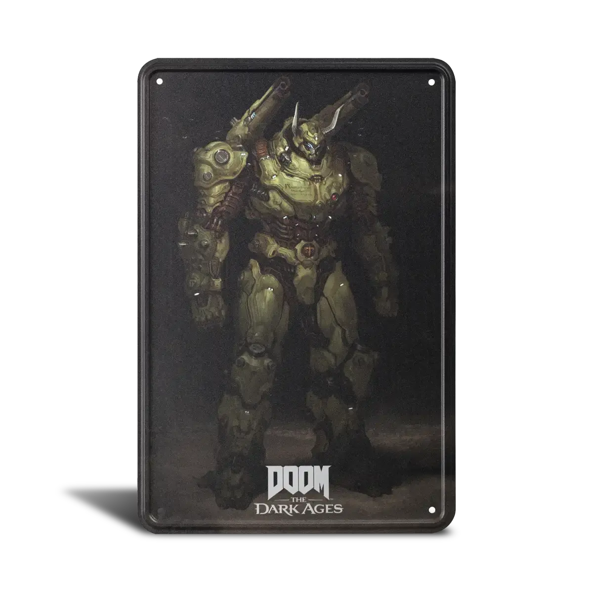 Doom the Dark Ages Metal Sign "Atlan" Cover Doom the Dark Ages Metal Sign "Atlan" Cover