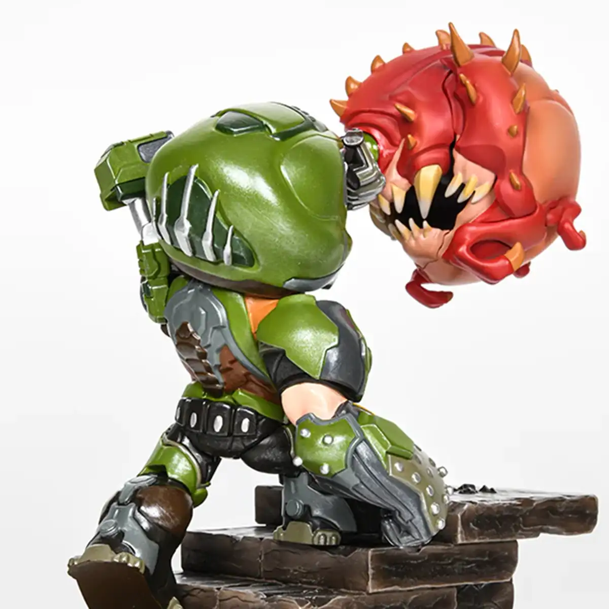 DOOM Eternal Slayer vs. Cacodemon Mini Collectible Figure Image 3