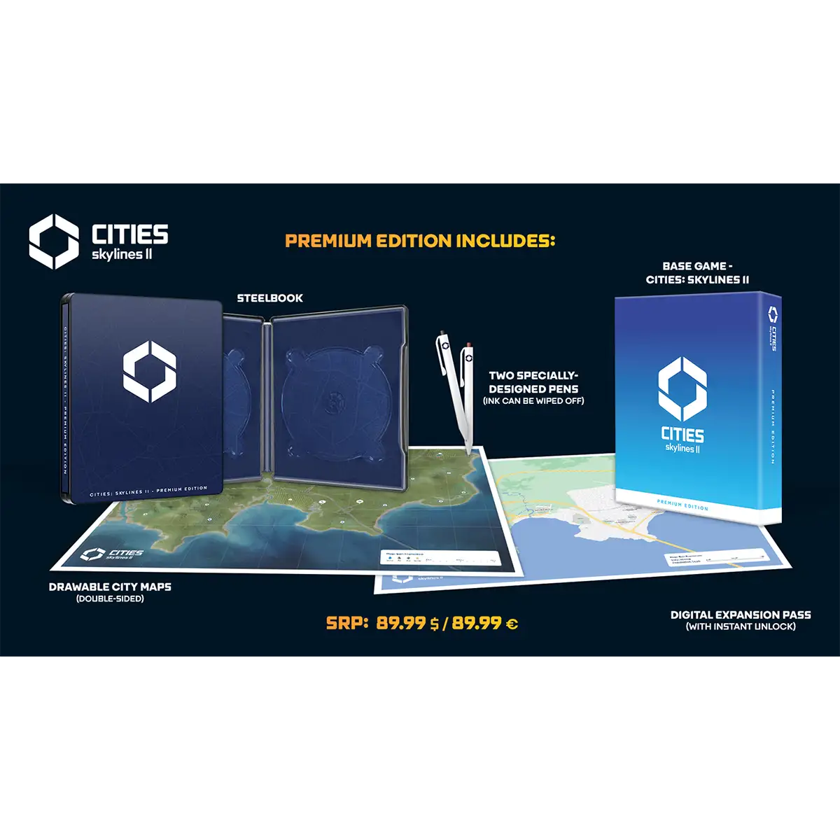 Cities: Skylines II Premium Edition (PC) Cover Cities: Skylines II Premium Edition (PC) Cover