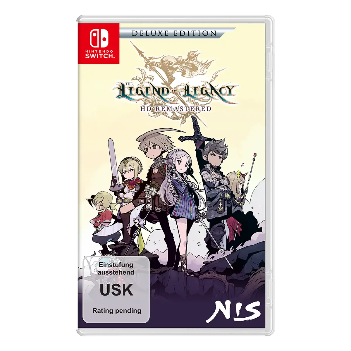 The Legend of Legacy HD Remastered - Deluxe Edition (Switch) Cover