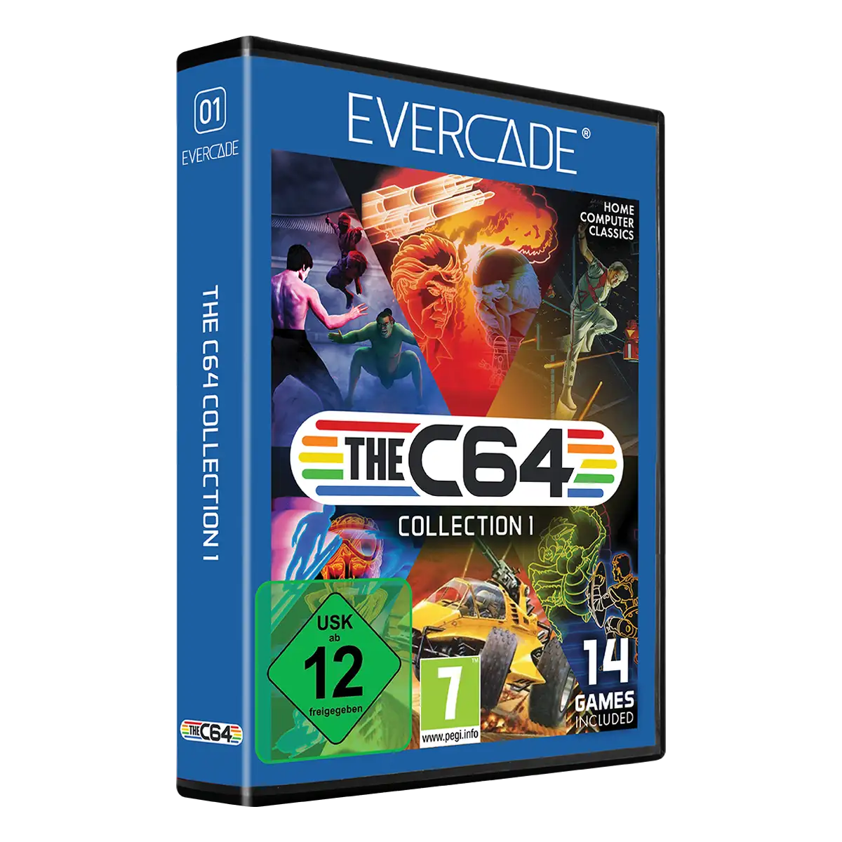 Blaze Evercade The C64 Collection 1 Cartridge 1 - Blue Collection Cover Blaze Evercade The C64 Collection 1 Cartridge 1 - Blue Collection Cover