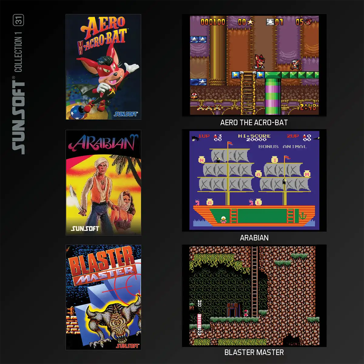 Blaze Evercade Sunsoft Collection 1 Cartridge Blaze Evercade Sunsoft Collection 1 Cartridge