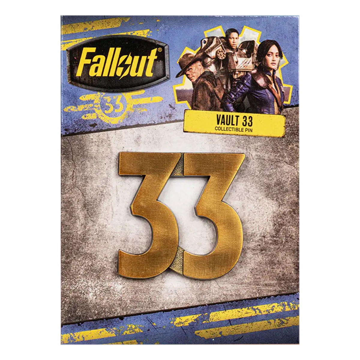 Fallout Pin "Vault 33" Cover
