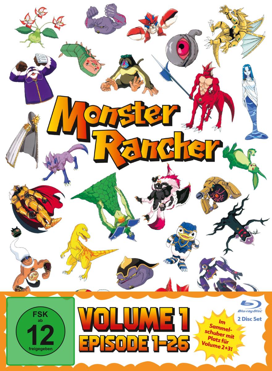 Monster Rancher - Volume 1: Folge 01-26 inkl. Sammelschuber [Blu-ray] Cover