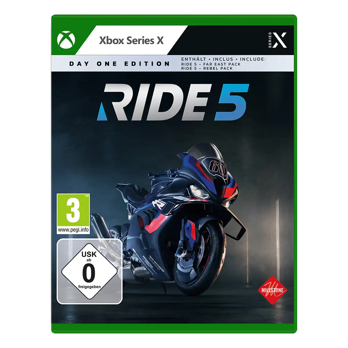 RIDE 5 Day One Edition (Xbox Series X) Cover RIDE 5 Day One Edition (Xbox Series X) Cover