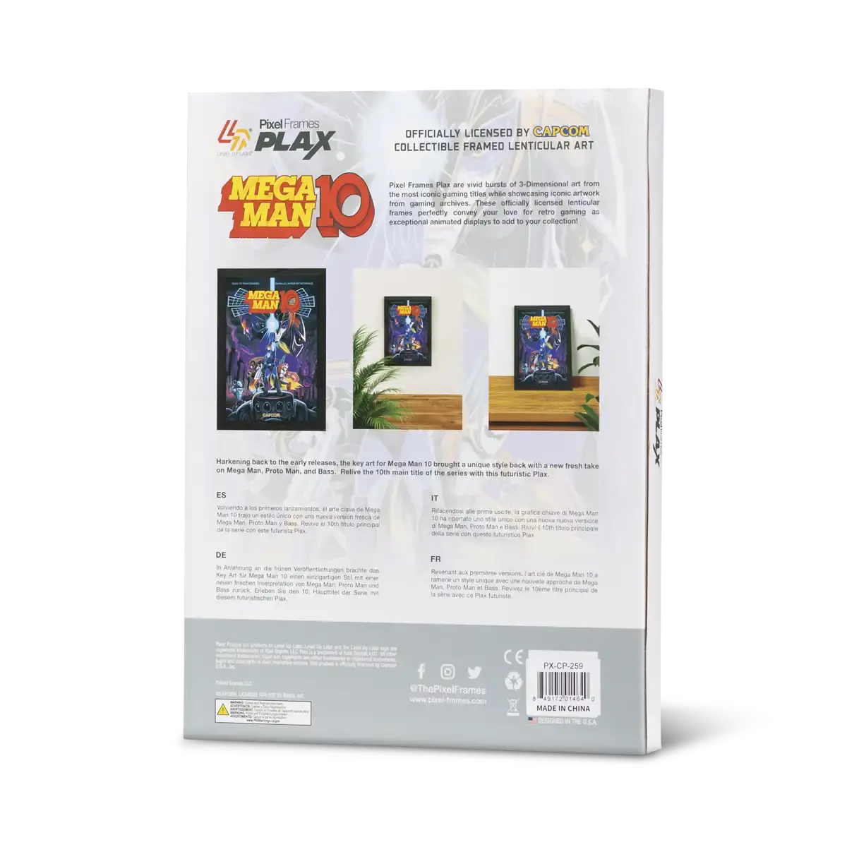 Pixel Frames Plax Mega Man 10