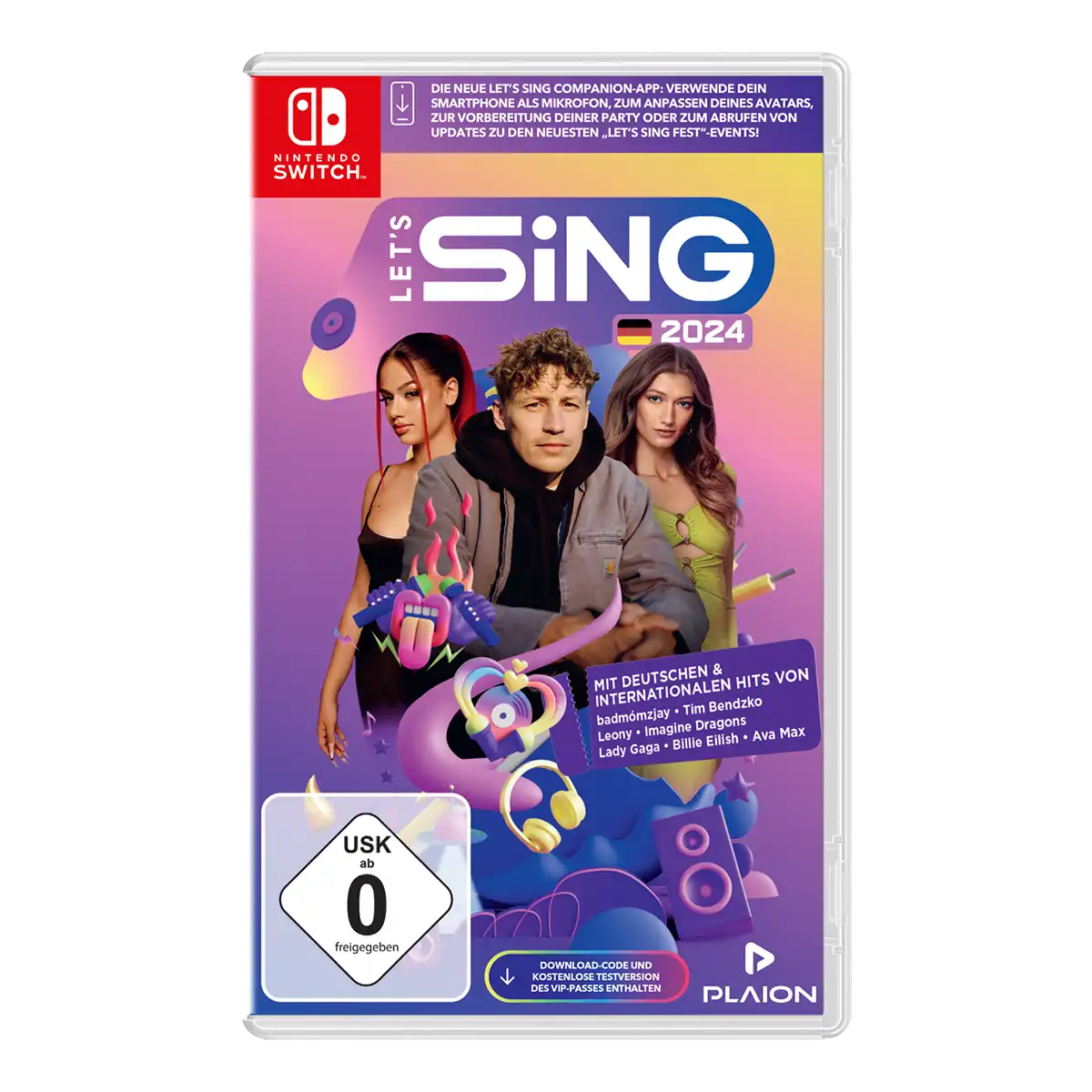 Let's Sing 2024 German Version (Switch) Cover