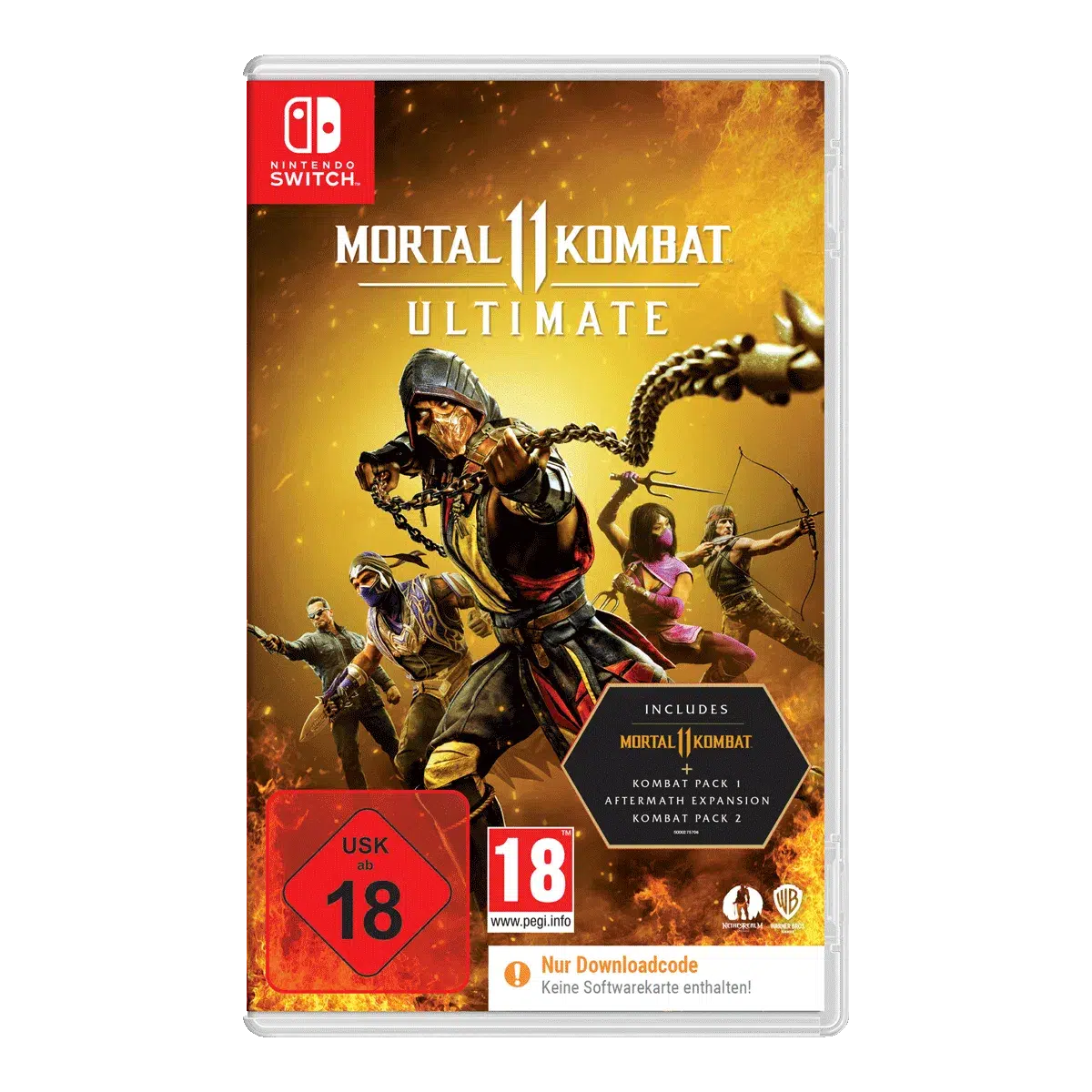 1061162_MortalKombat11_Switch Mortal Kombat 11 Ultimate (Switch) (Code in a Box) Cover