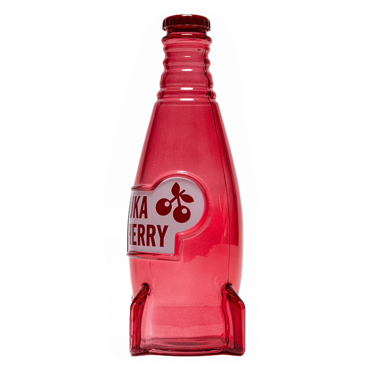 Fallout "Nuka Cola Cherry" Glass Bottle and Caps Image 5