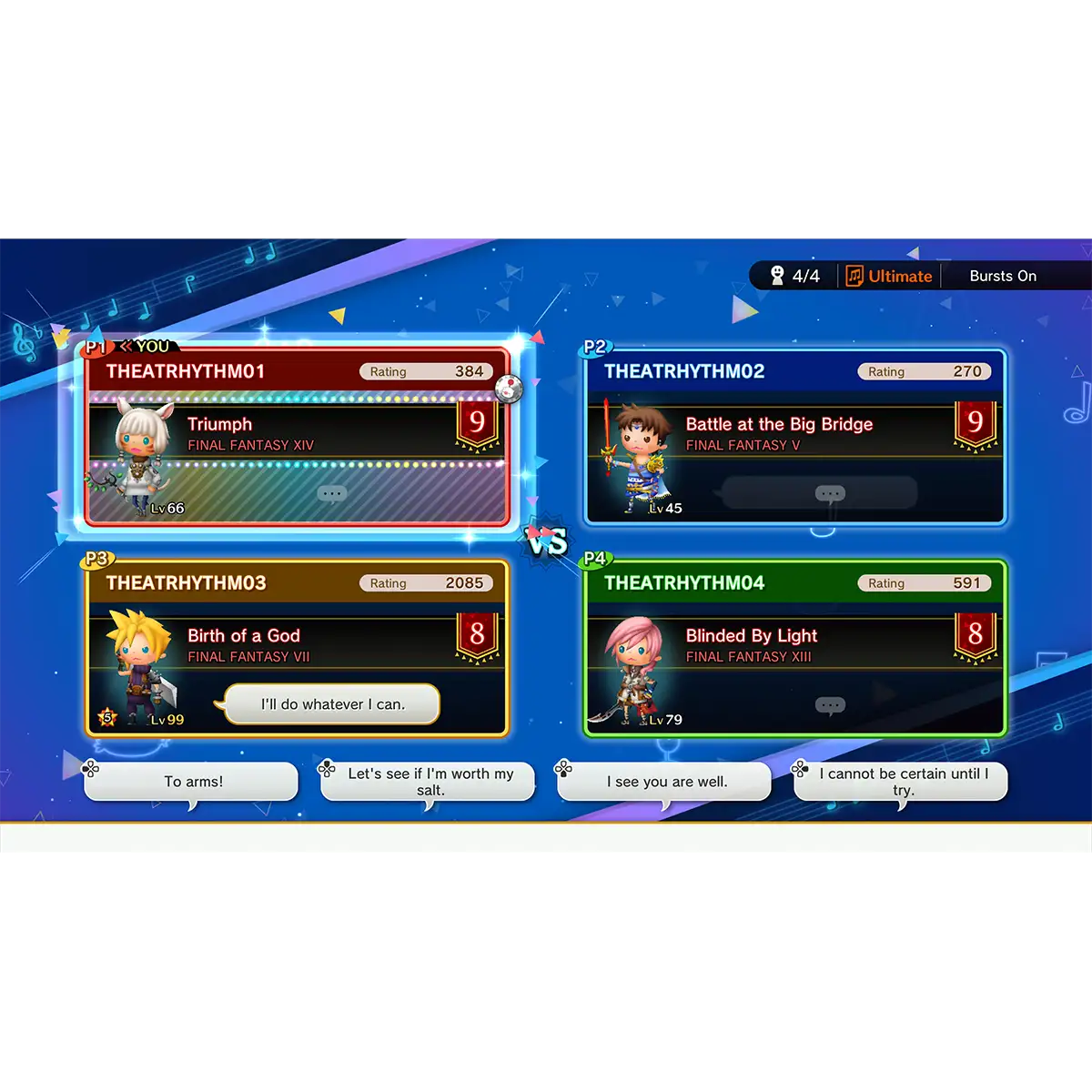 Theatrhythm Final Bar Line (PS4) Theatrhythm Final Bar Line (PS4)