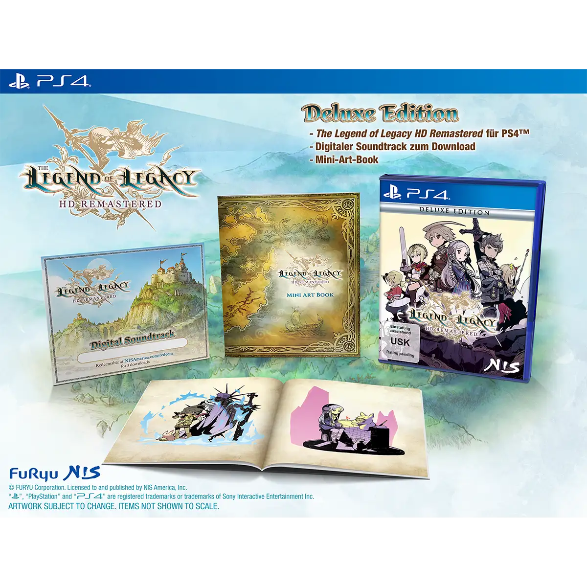 The Legend of Legacy HD Remastered - Deluxe Edition (PS4) Image 2