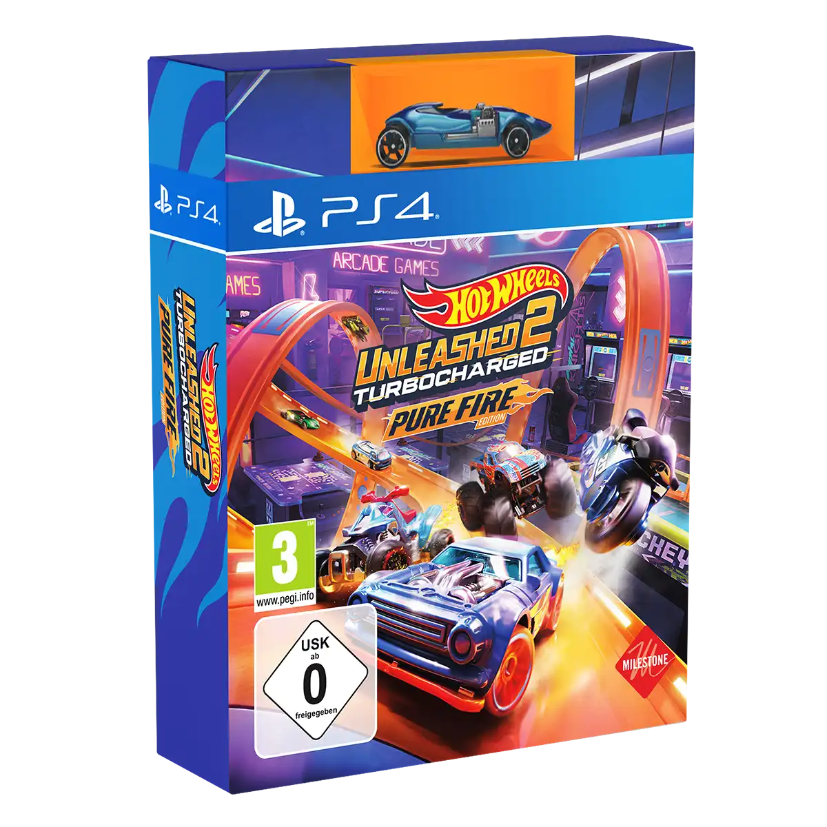 Hot Wheels Unleashed™ 2 Turbocharged Pure Fire Edition (PS4) Hot Wheels Unleashed™ 2 Turbocharged Pure Fire Edition (PS4)