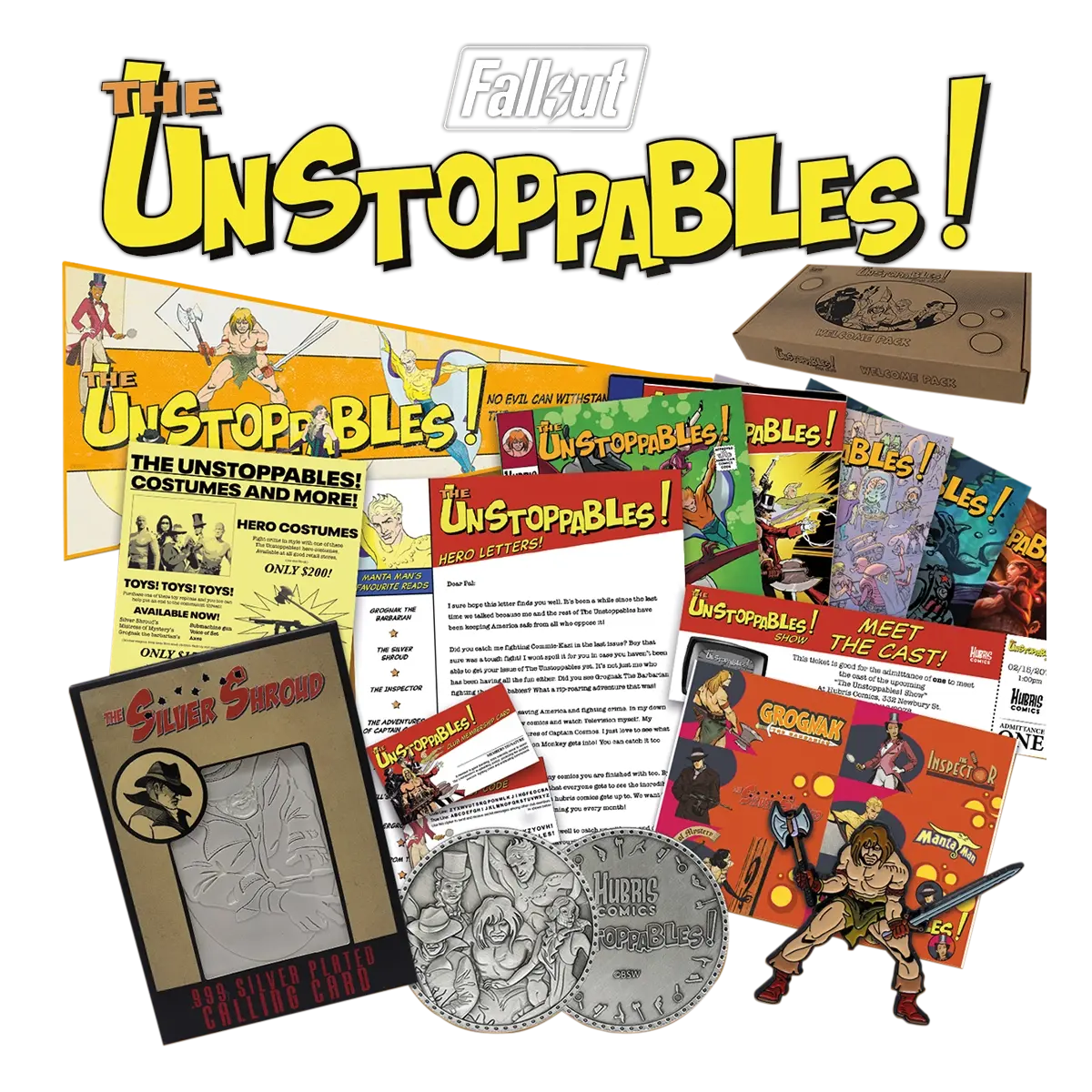 Fallout Collectible Box "The Unstoppables Fan Club" Cover Fallout Collectible Box "The Unstoppables Fan Club" Cover