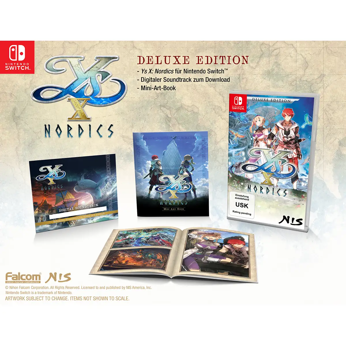 Ys X: Nordics - Deluxe Edition (Switch) Image 2