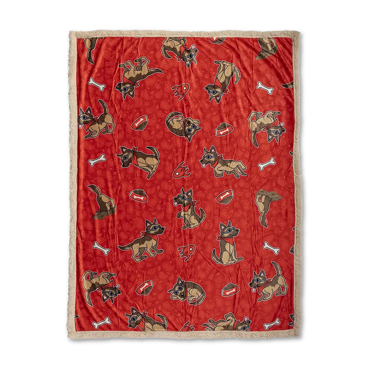 Fallout Dogmeat Toss Throw blanket