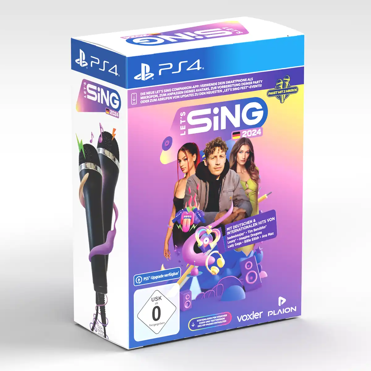 Let's Sing 2024 German Version [+ 2 Mics] (PS4) Cover