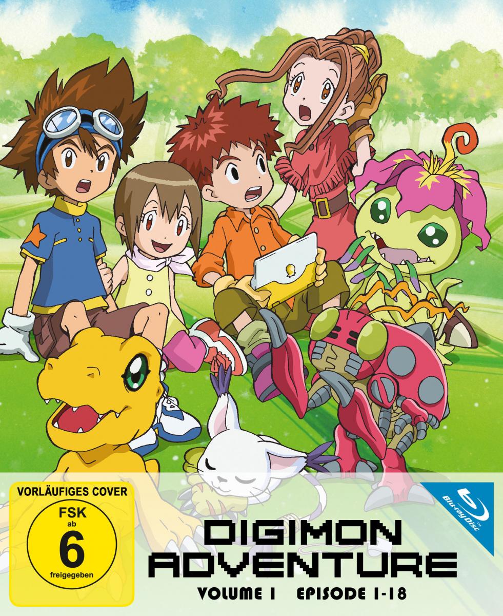 Digimon Adventure - Staffel 1.1: Episode 01-18 Blu-ray Cover