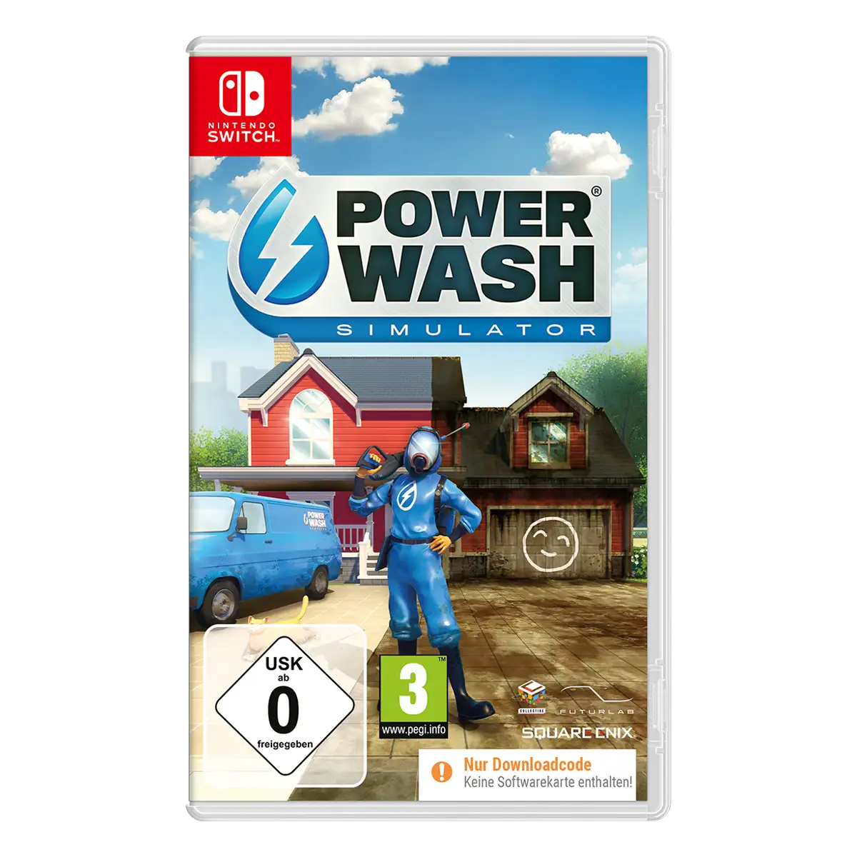 PowerWash Simulator (Code in a Box) (Switch) Cover PowerWash Simulator (Code in a Box) (Switch) Cover
