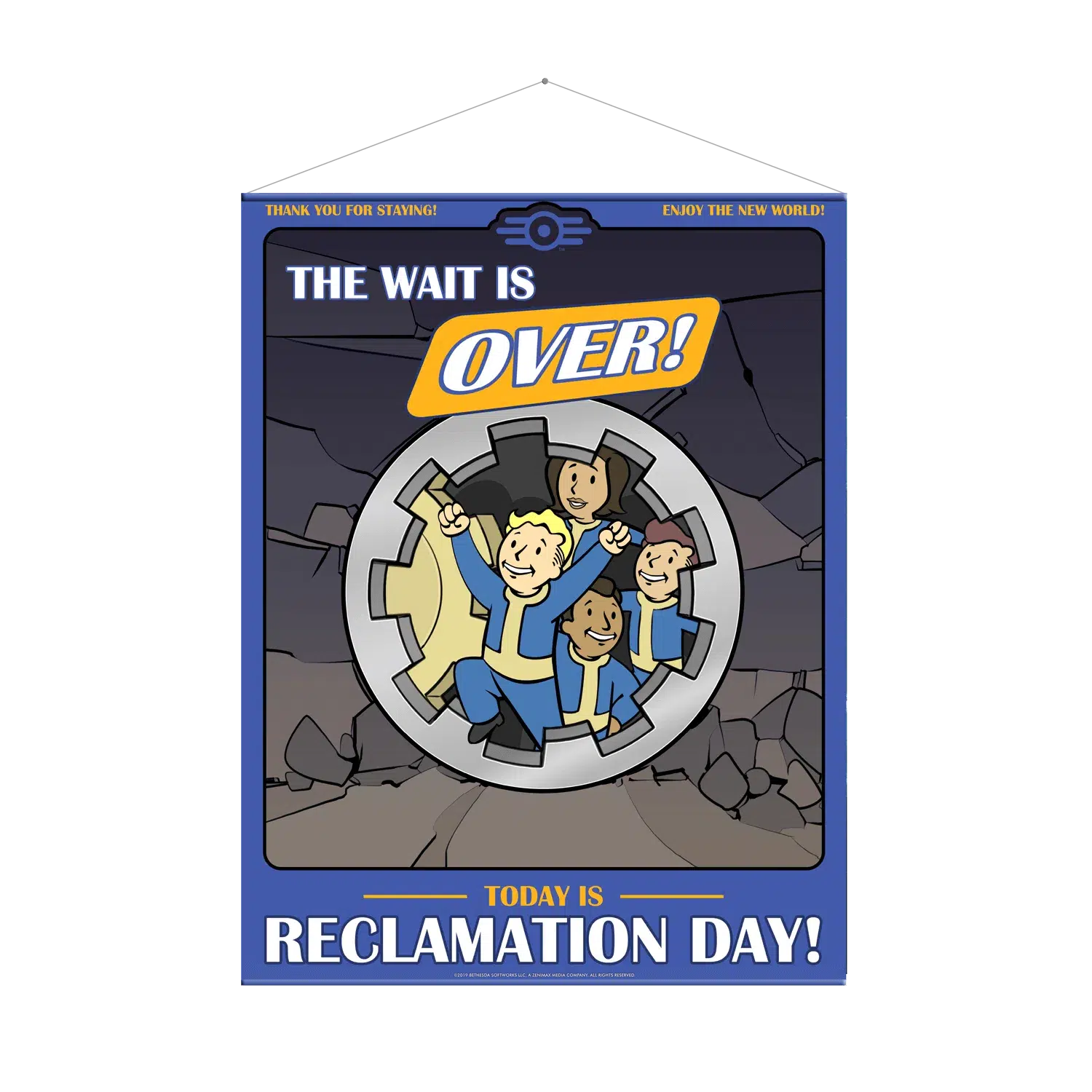 FALLOUT_76_WALLSCROLL_RECLAMATION_DAY_0021 Fallout Wallscroll "Reclamation Day" Cover