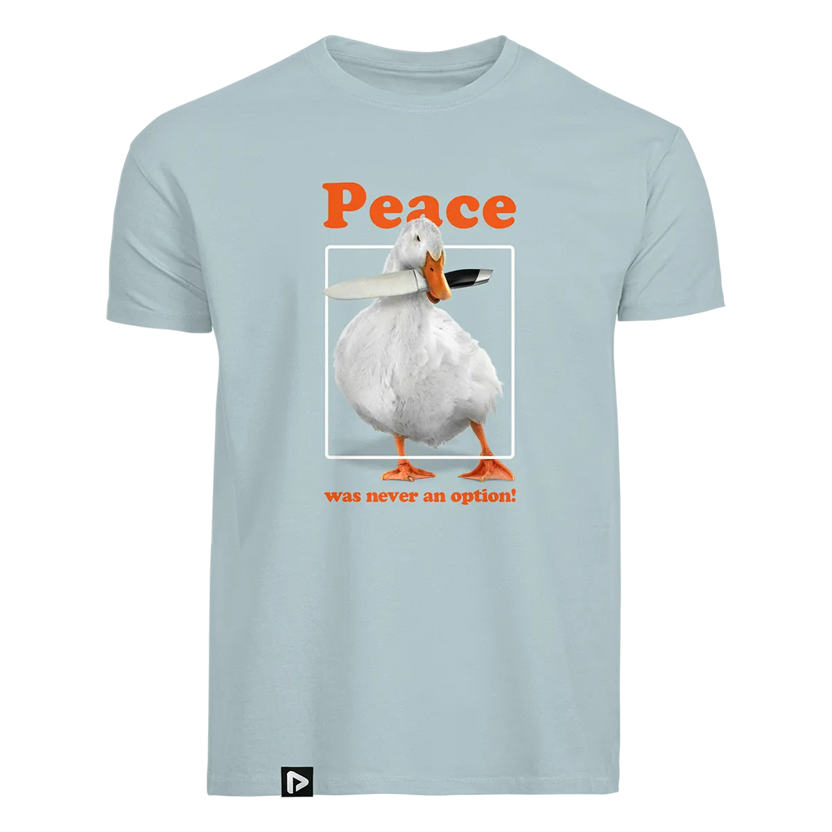 Peace Ice Blue T-Shirt unisex Cover Peace Ice Blue T-Shirt unisex Cover