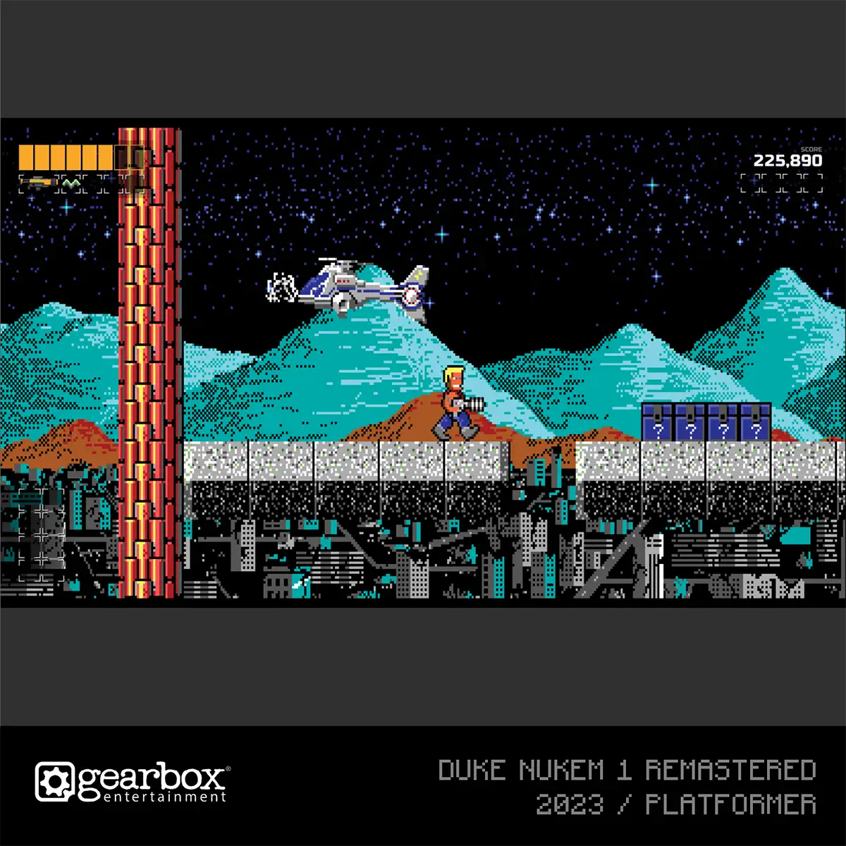 Blaze Evercade Duke Nukem Collection 1 Cartridge Image 4