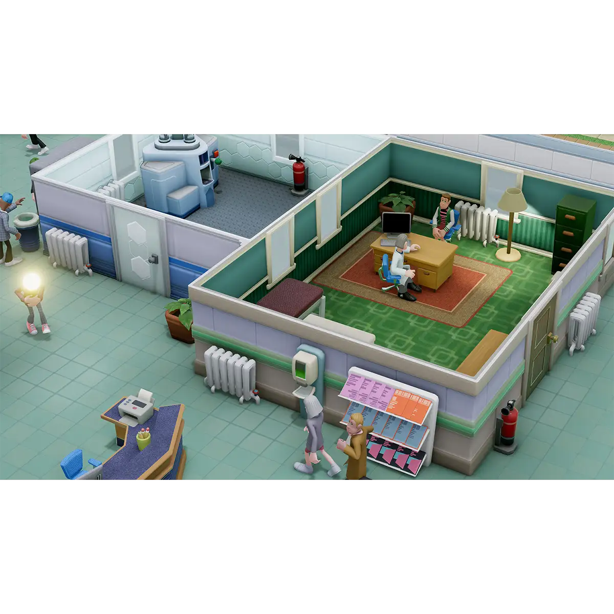 Two Point Hospital (Code in a Box) (Switch) Image 4
