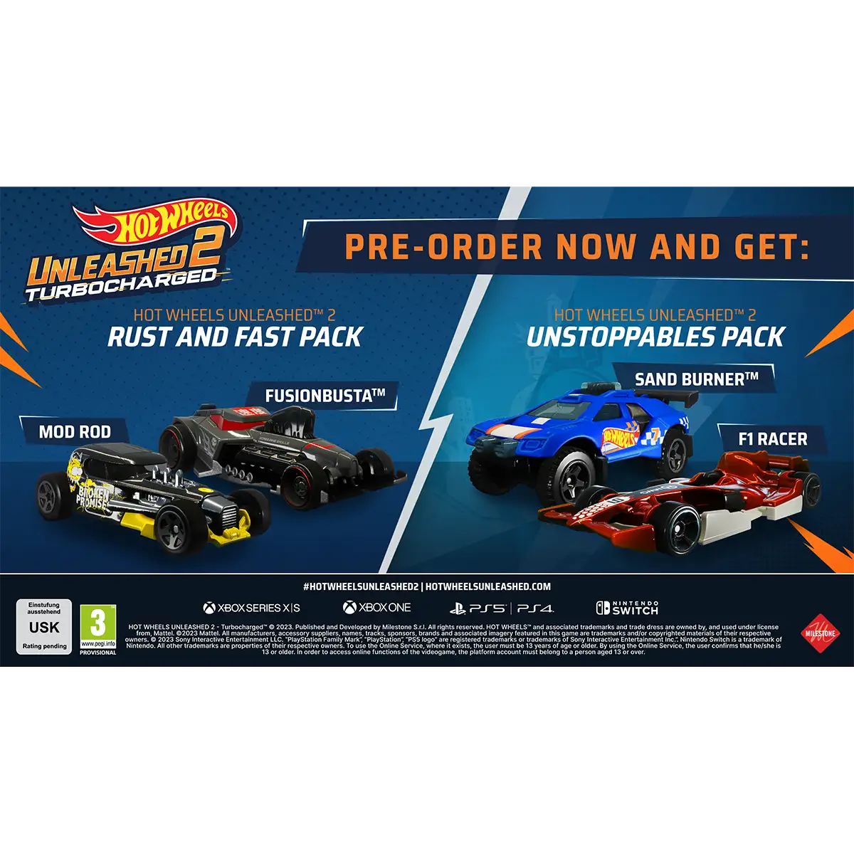 Hot Wheels Unleashed™  2 Turbocharged Day One Edition (Xbox One / Xbox Series X) Image 3