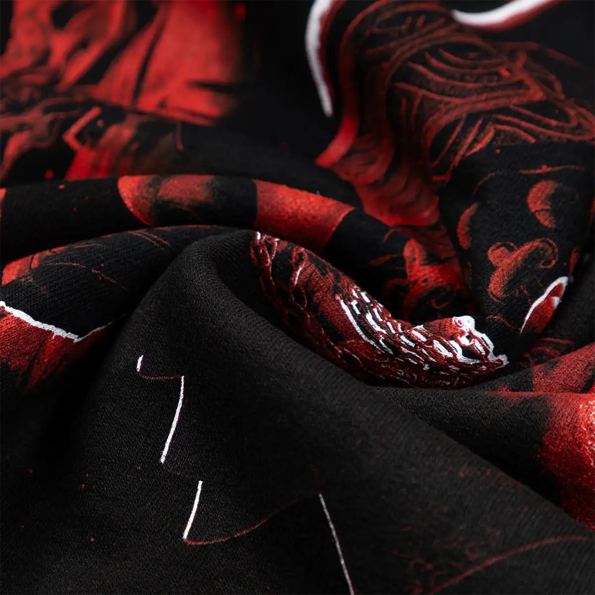 Assassin's Creed Shadows Zipper Hoodie “black/red” S Assassin's Creed Shadows Zipper Hoodie “black/red” S