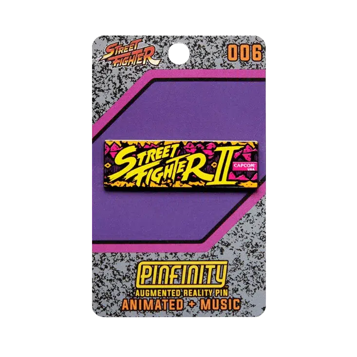 Street Fighter Marquee AR Pin