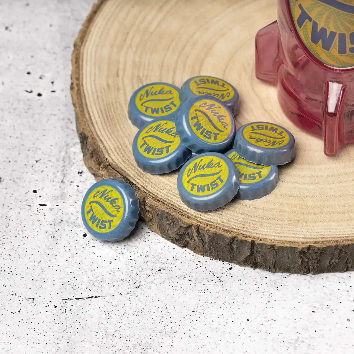 Fallout "Nuka Cola Twist" Glasflasche und Kronkorken