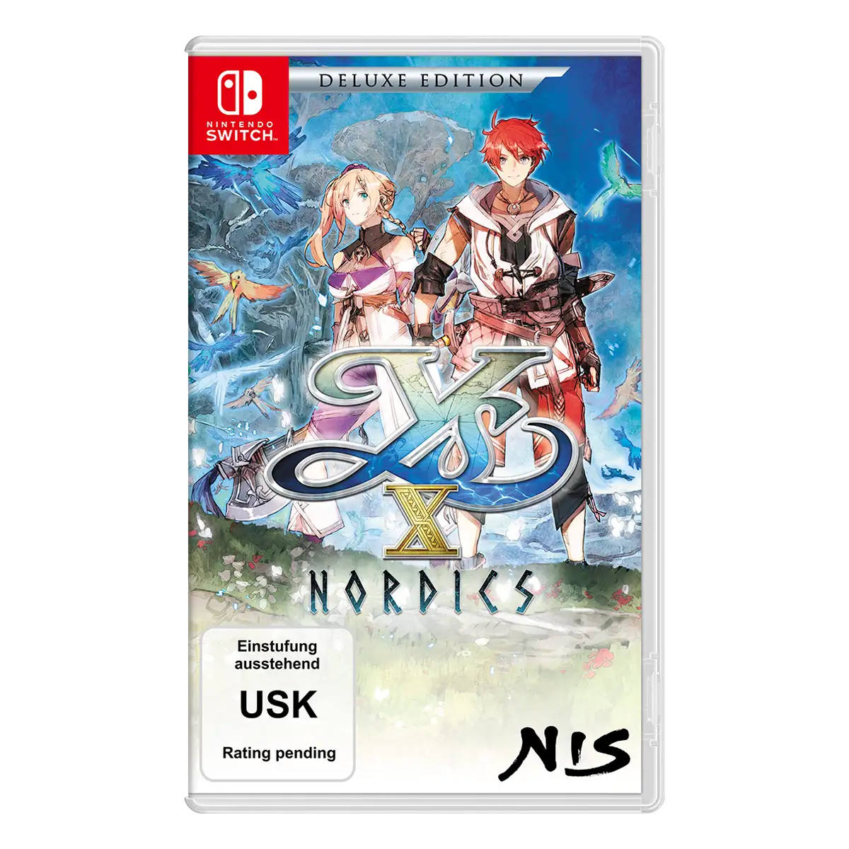 Ys X: Nordics - Deluxe Edition (Switch) Cover