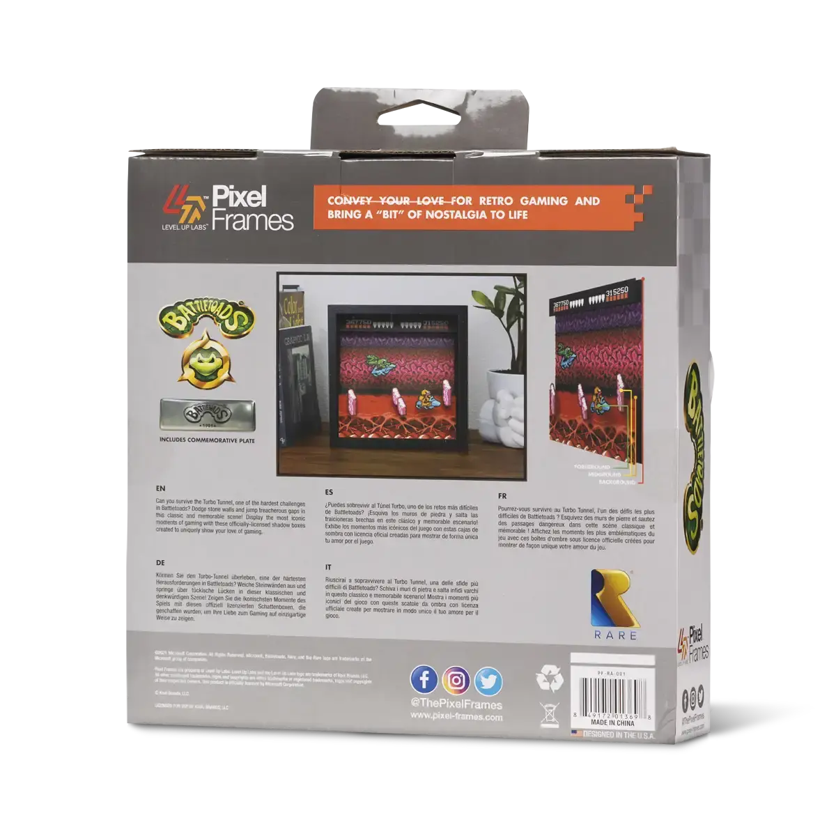 Pixel Frames Battletoads "Turbo Tunnel" Pixel Frames Battletoads "Turbo Tunnel"