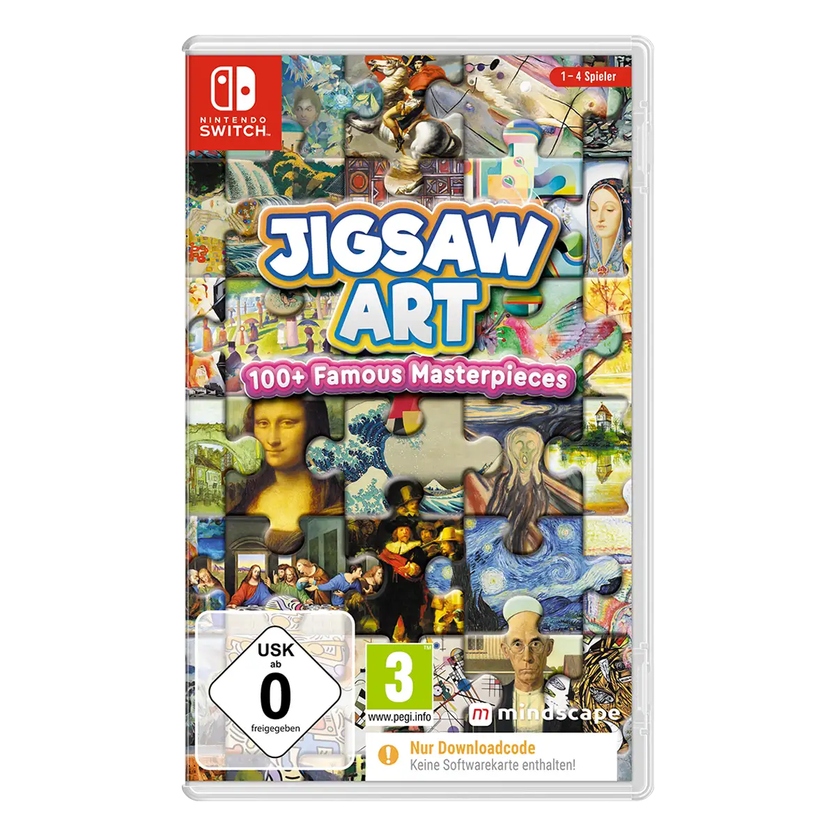 Jigsaw Art: 100+ Famous Masterpieces (Code in a Box) (Switch) Cover Jigsaw Art: 100+ Famous Masterpieces (Code in a Box) (Switch) Cover