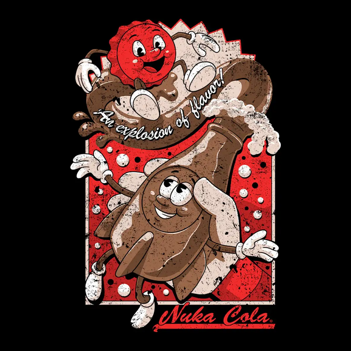Fallout T-Shirt “Nuka Cola Vintage Ad” S Fallout T-Shirt “Nuka Cola Vintage Ad” S