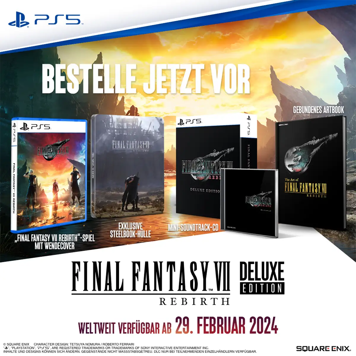 Final Fantasy VII Rebirth Deluxe Edition (PS5) Image 2