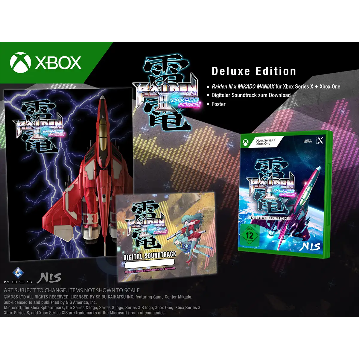 Raiden III x MIKADO MANIAX Deluxe Edition (Xbox One / Xbox Series X) Raiden III x MIKADO MANIAX Deluxe Edition (Xbox One / Xbox Series X)