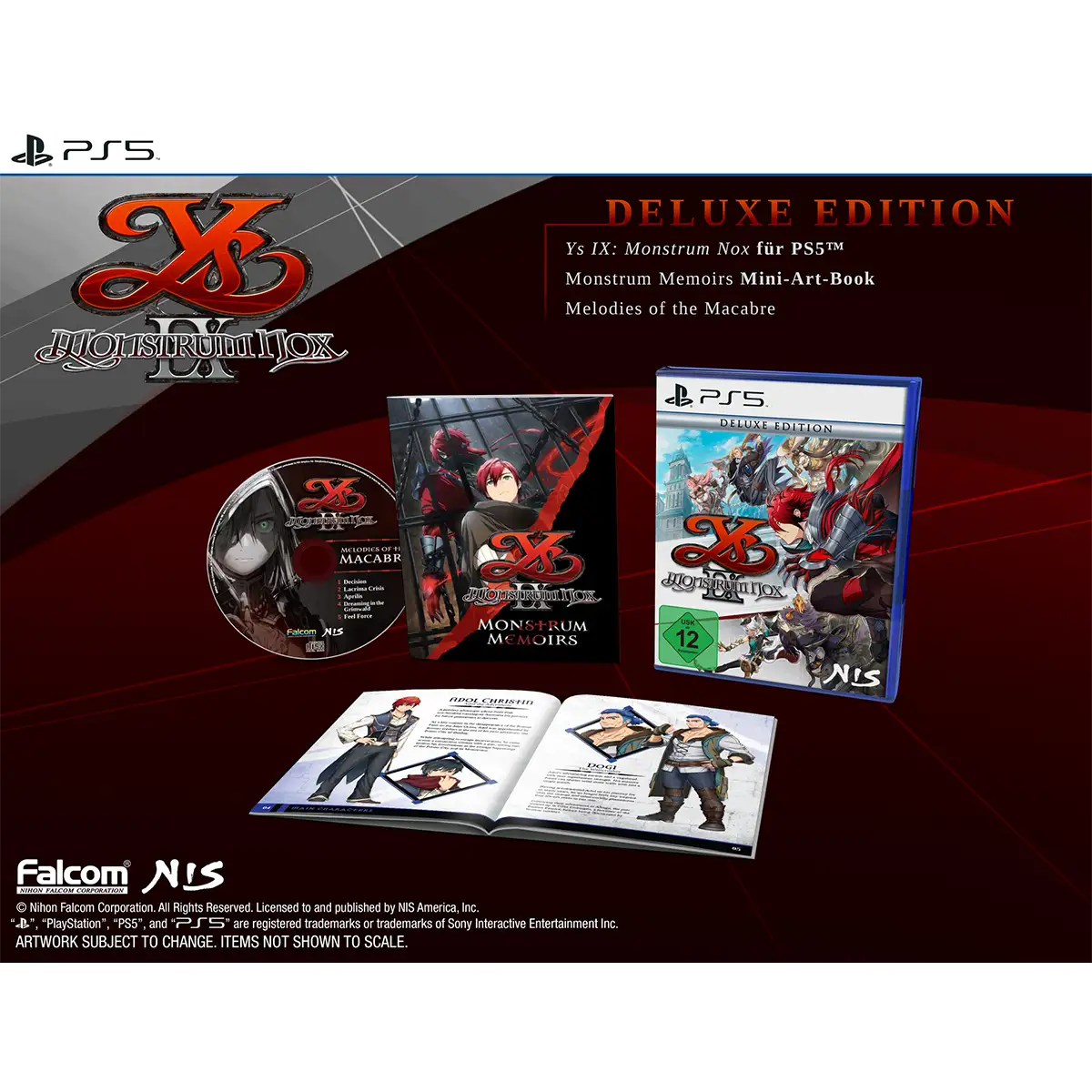 Ys IX: Monstrum Nox - Deluxe Edition (PS5) Image 2