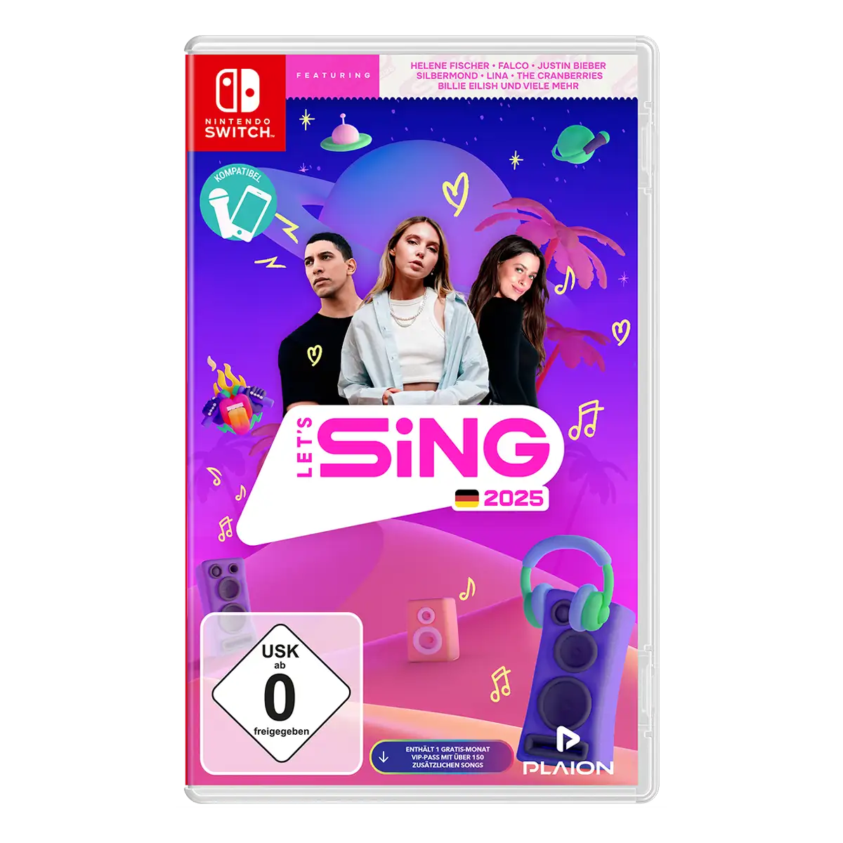 Let's Sing 2025 German Version (Switch) Cover Let's Sing 2025 German Version (Switch) Cover