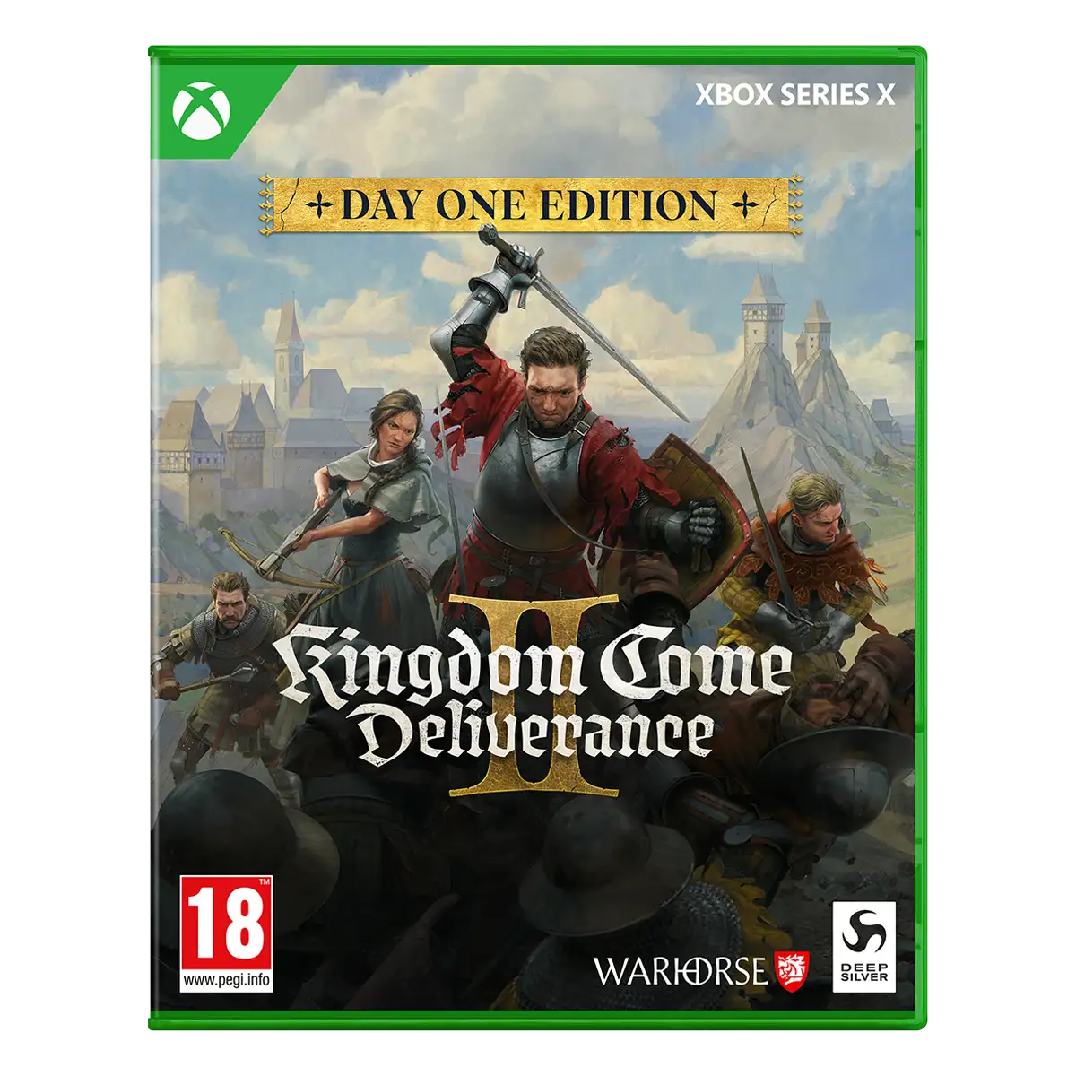 Kingdom Come: Deliverance II Day One Edition (XSRX) PEGI Cover Kingdom Come: Deliverance II Day One Edition (XSRX) PEGI Cover