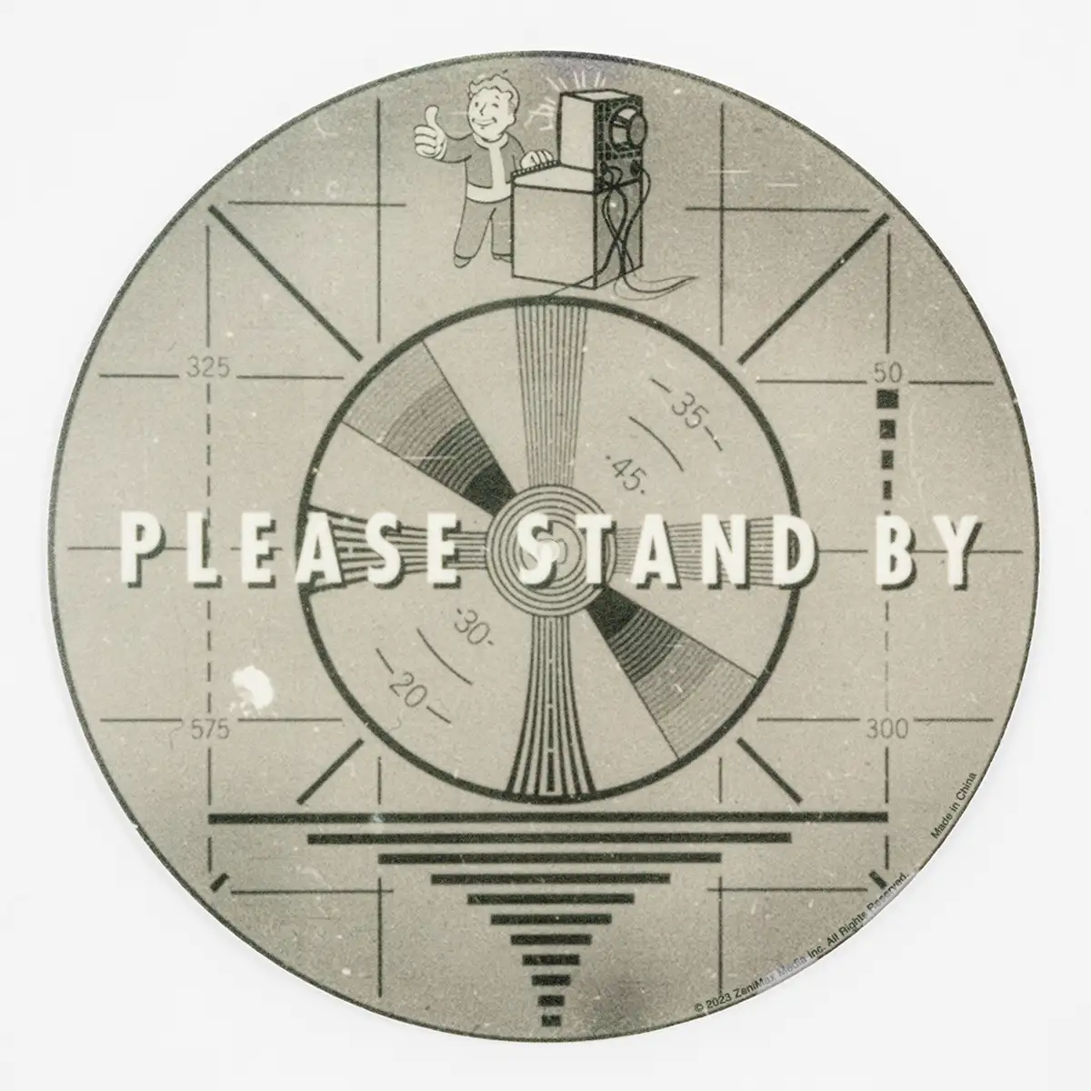 Fallout Record Slip Mat "Please Stand By" Image 2